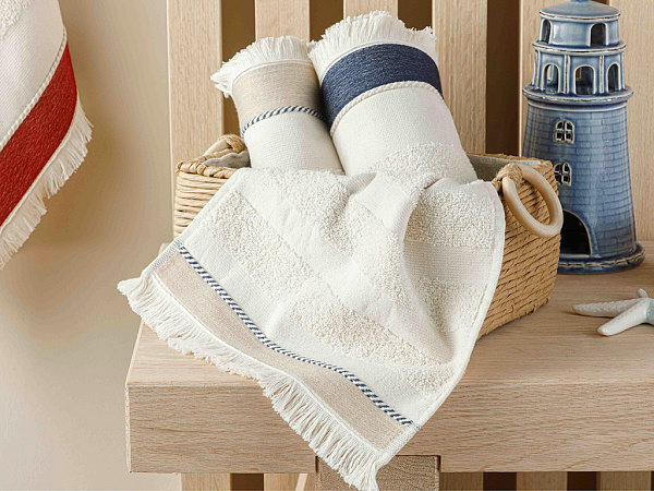 Marine Stripe Hand towel cotton 30х45 см