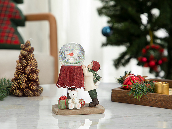 New Year Snow globe 12.5х9.5х16 cm