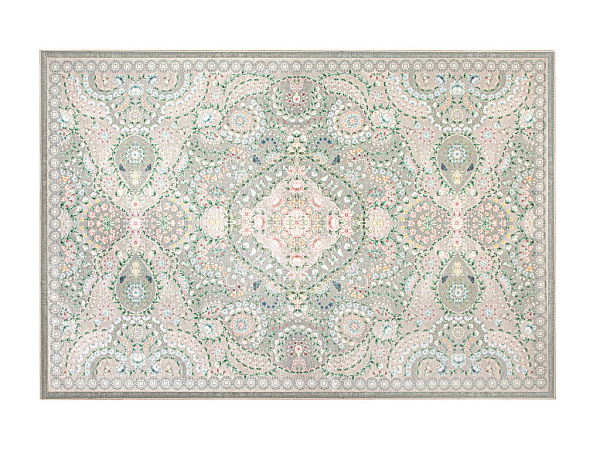 Romantic Floral Cotton Carpet 200х290 cm