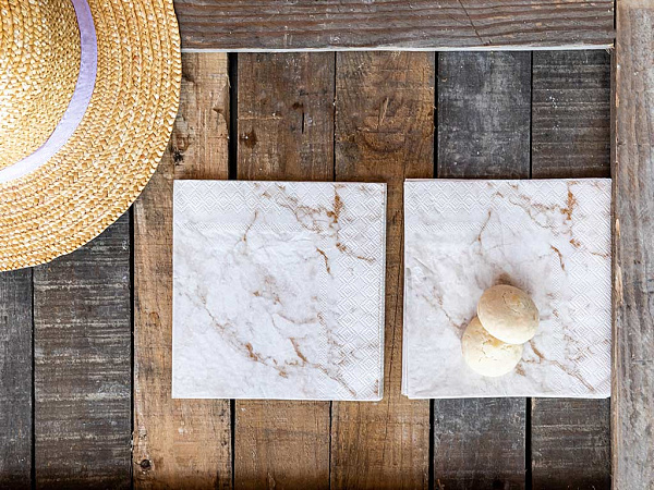 Marble Салфетки бумажные 22 шт 33х33 см