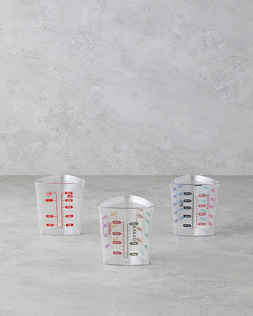 Aline Measuring cup 8х8х9 cm 3 pcs