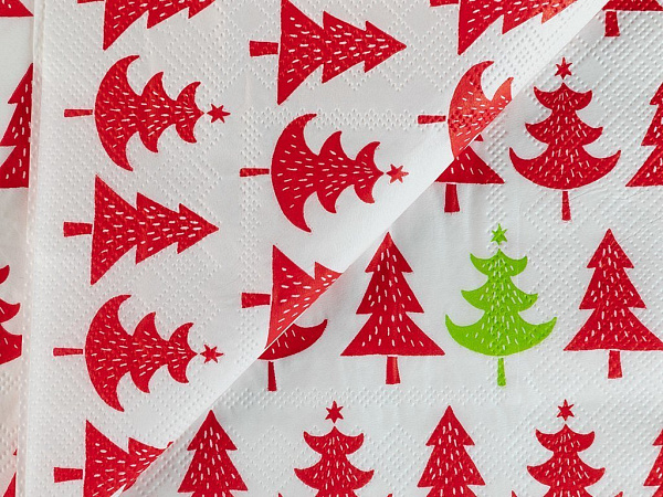 Christmas Tree Салфетки бумажные 22 шт 33х33 см