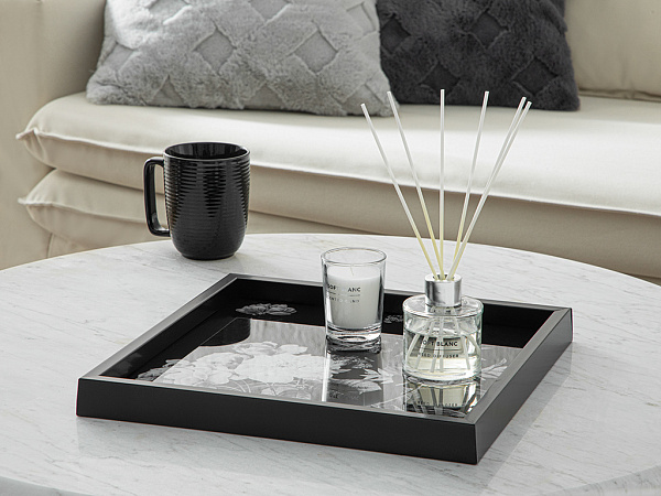 Rose in Black Поднос 35х35 см
