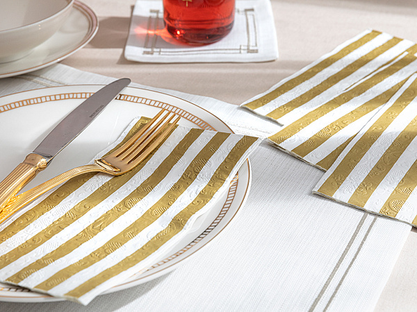 Striped Set of paper napkins 33х40 cm 20 pcs