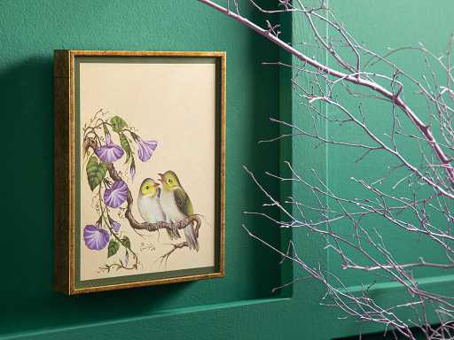 Crystal Bird Picture 18х23 cm