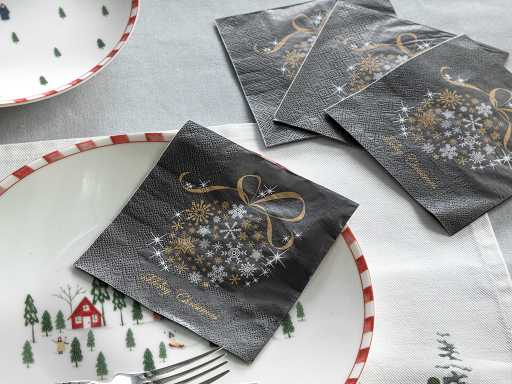 Merry Christmas Paper napkins 25х25 cm 20 pcs