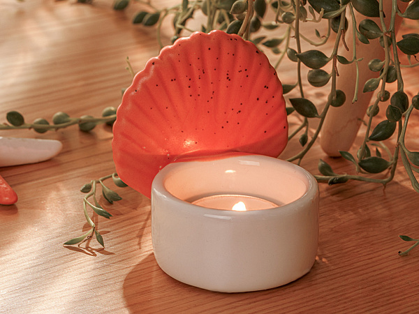Shell Candlestick 6.8х6.3х7 cm