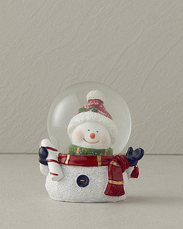 Happy Snowman Снежный шар 6.5х8.3х9 см