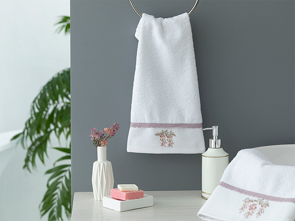 Pure Wisteria Hand towel cotton 30х45 см