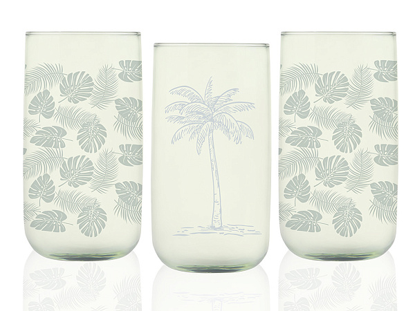 Palm Set of glasses 365 ml