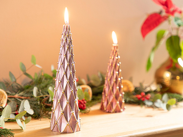 Pinky Candle 5.5х5.5х20 cm