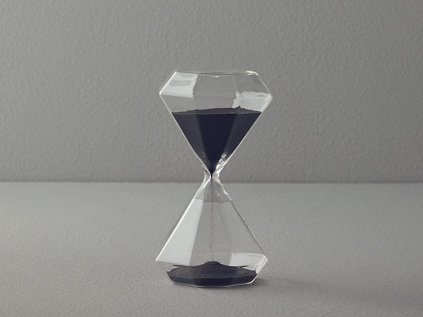 Diamond Песочные часы 9.5х9.5х17.5 см 15 мин