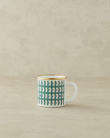 Retro Plaid Cup 350 ml