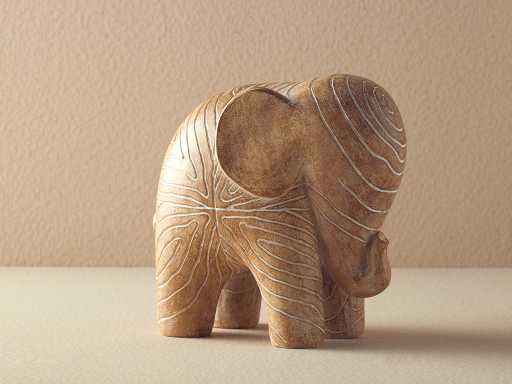 Natural Elephant Статуэтка 19х19х12 см