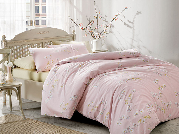 Pure Fleur Sheet satin 240x220 cm