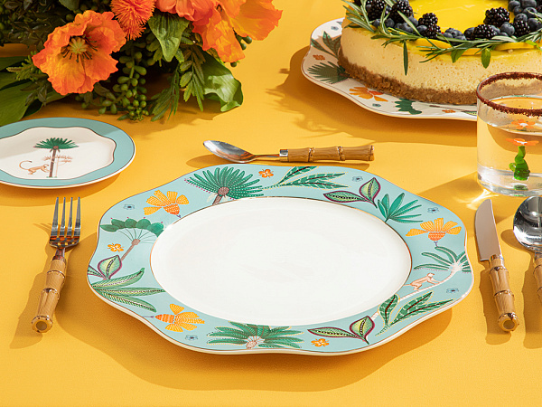 Exotic Leaves Serving plate 32 cm