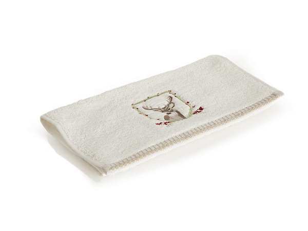 Deer Tartan Hand towel cotton 30х45 см