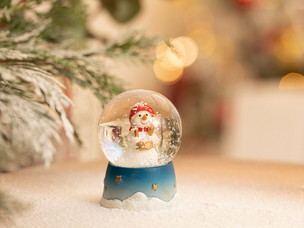 Snowman Snow globe 5х5х6 cm