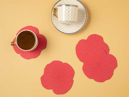 Blossom Stand for a glass 10 cm 4 pcs