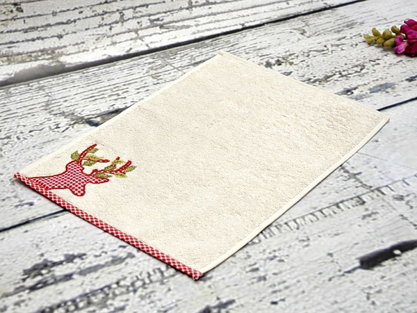Snow Deer Hand towel cotton 30х45 см