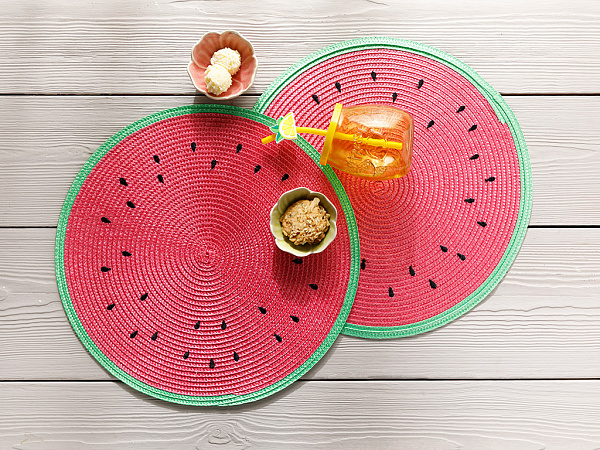 Watermelon Set of napkins 38 cm 2 pcs