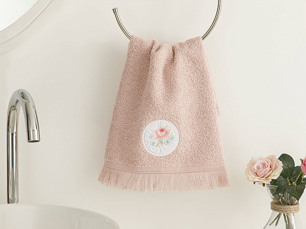 Big Rose Hand towel cotton 30х40 см