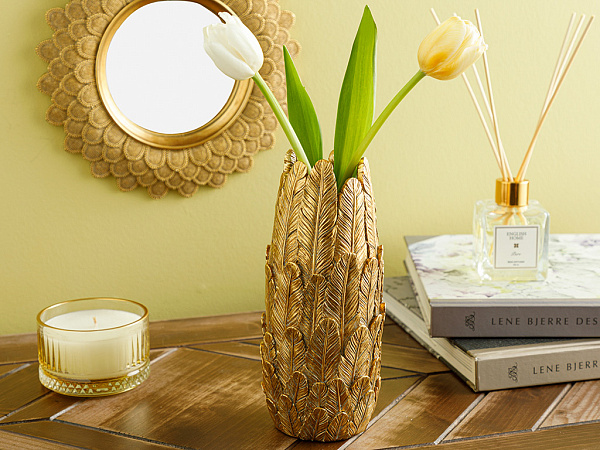 Feathers Vase 8.7х8.7х20.5 cm