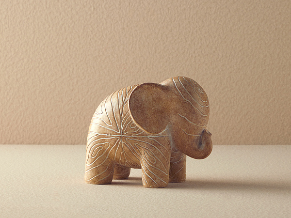 Natural Elephant Статуетка 16.5х9.5х13.5 см