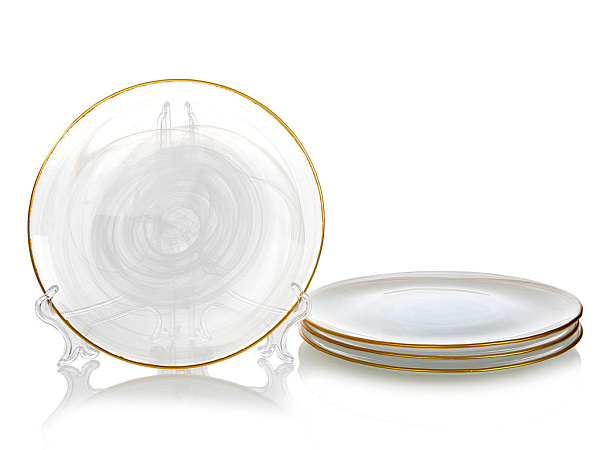 Golden A set of plates 20 cm