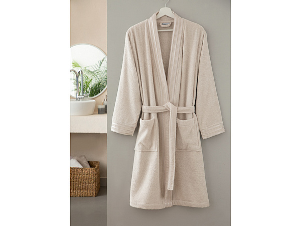 Romantic Stripe Bathrobe L-XL