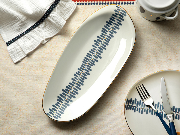 Coastal Stripe Сервірувальна тарілка 31 см