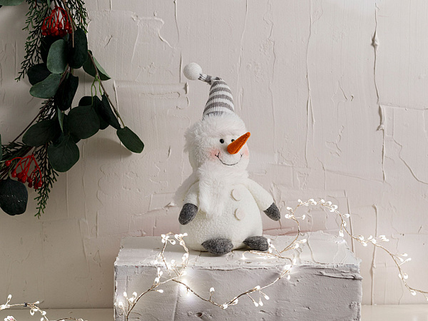 Snowman New year accessory  15х10х17 cm